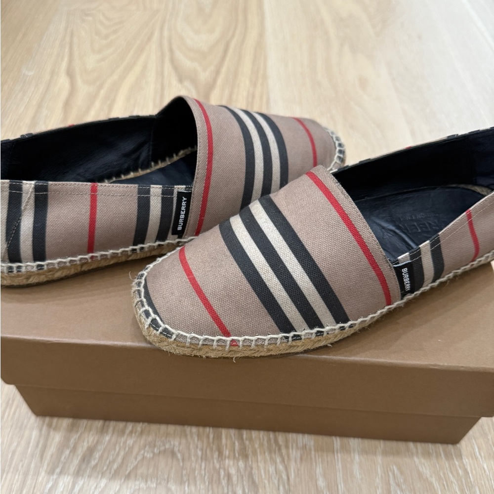 Burberry Iconic Striped Espadrilles